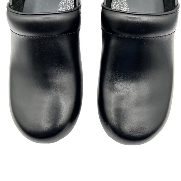 Dansko XP 2.0 8.5 Slip On Work Loafers Black Leather Platform Clog Dress Shoes - Picture 9 of 15